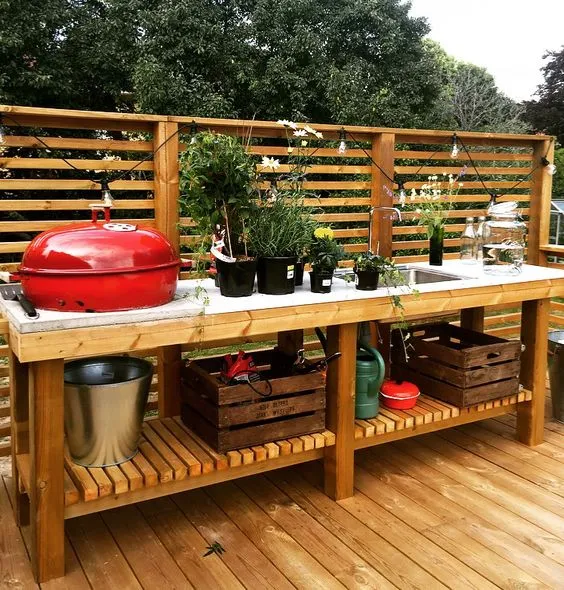 Barbecue Area at SquareX Residence.
