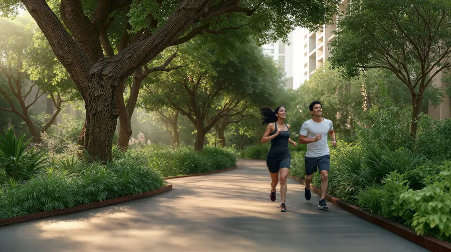 Outdoor Fitness at Blossom 40.