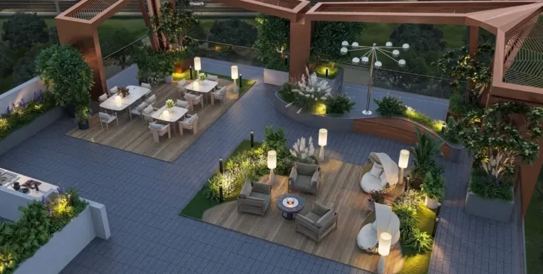BBQ Area at Blossom 40.
