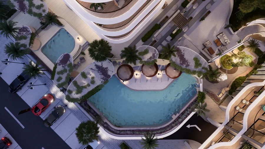 Infinity Swimming Pool at Marquis Horizon.
