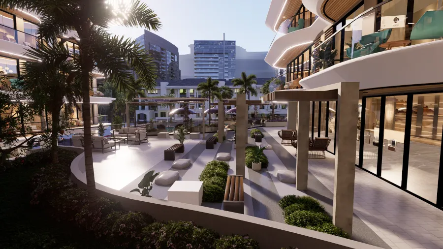 Outdoor Longe & Seating at Marquis Horizon.