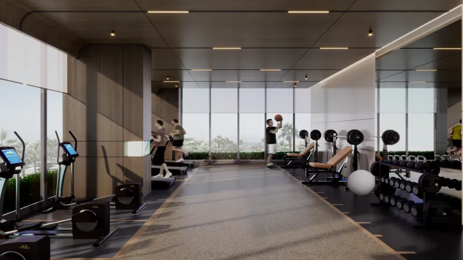 Fully Equipped Gym at Marquis Horizon.