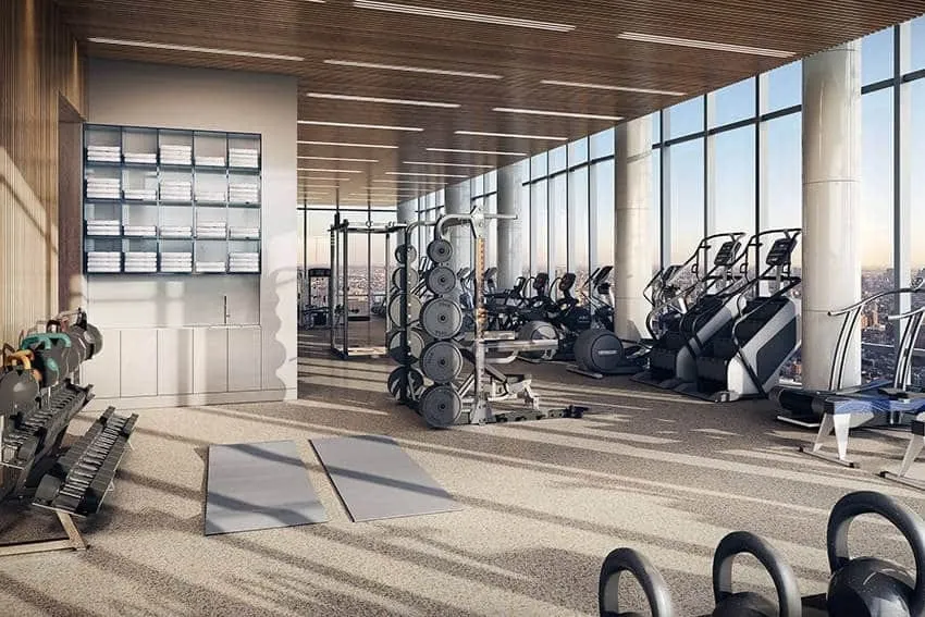 Gym at Manam Pearl.