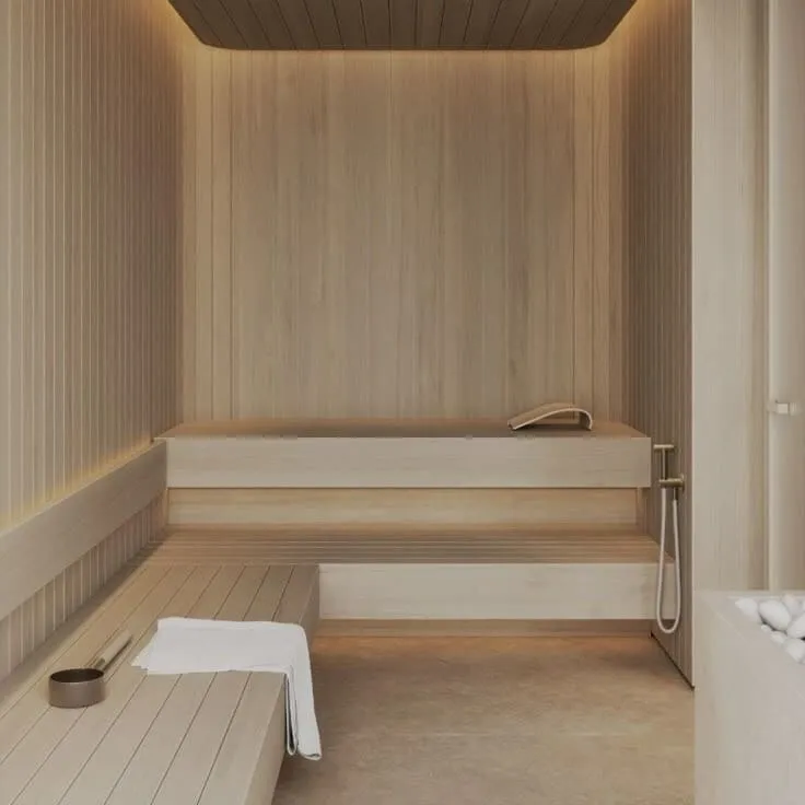 Sauna at Manam Pearl.