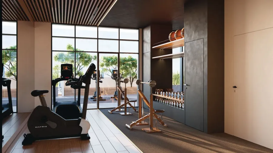 Gym at Calisi by Zoya.