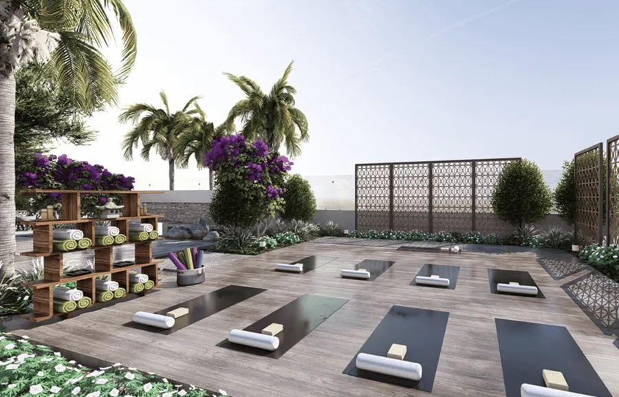 Yoga Area at Norah Residence.