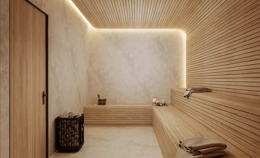 Sauna & Steam at Milos.