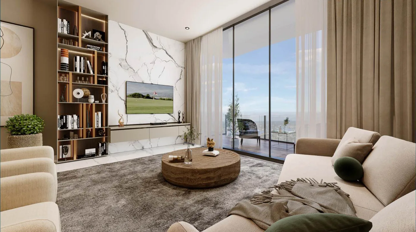 Interior render at Milos.