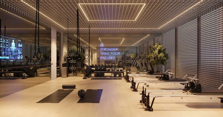 Modern Fitness Studio at Interstellar Tower.