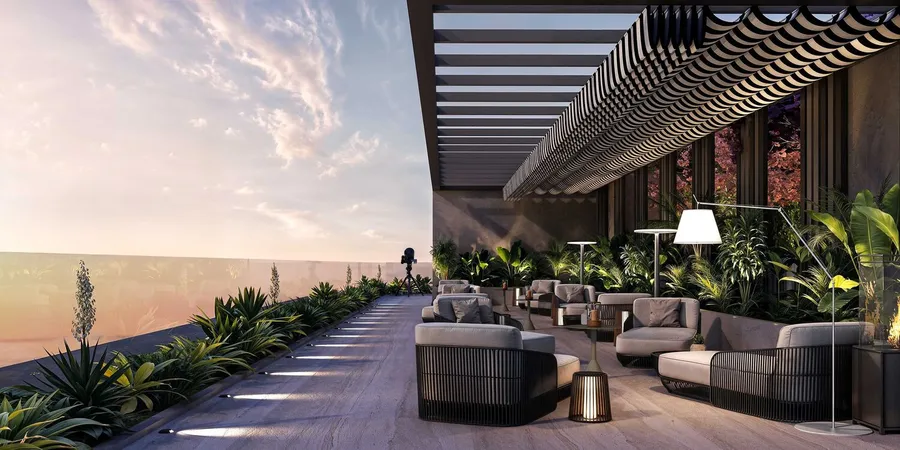 Rooftop With Skyline View at Interstellar Tower.