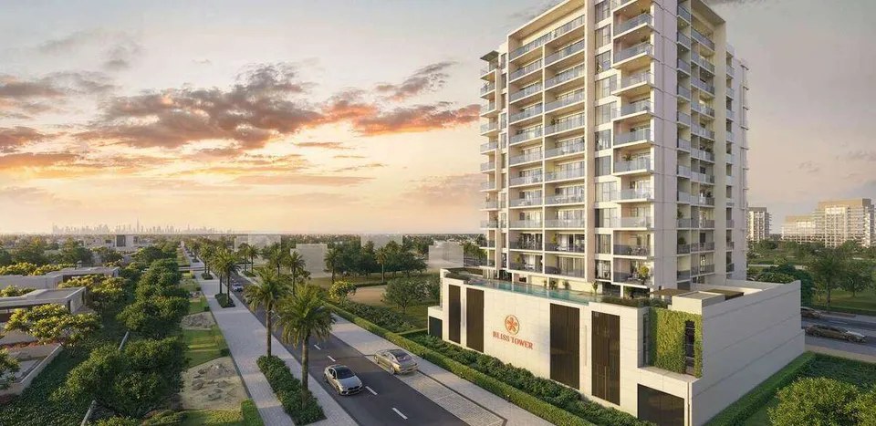 Bliss Tower, Dubai Land Residence Complex (DLRC) · render 1