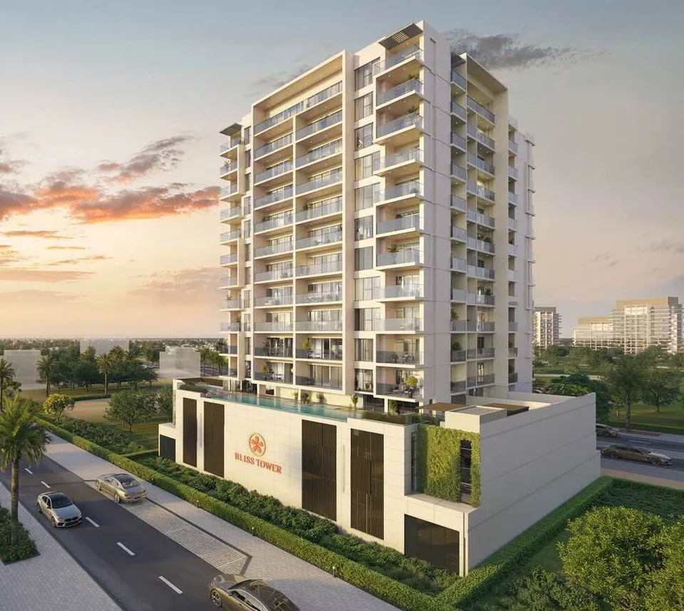 Bliss Tower, Dubai Land Residence Complex (DLRC) · render 3