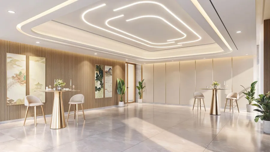 Banquet Hall at Bliss Tower.