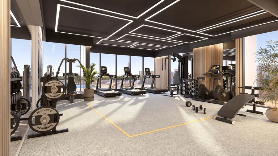 Gym at Bliss Tower.