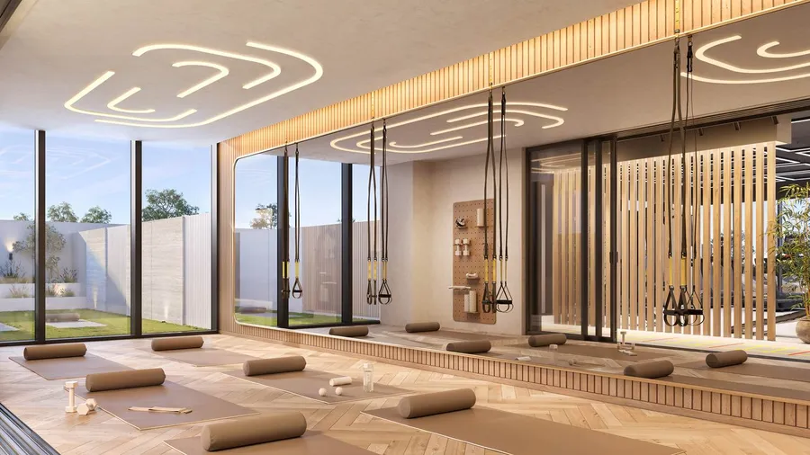 Yoga Room at Bliss Tower.