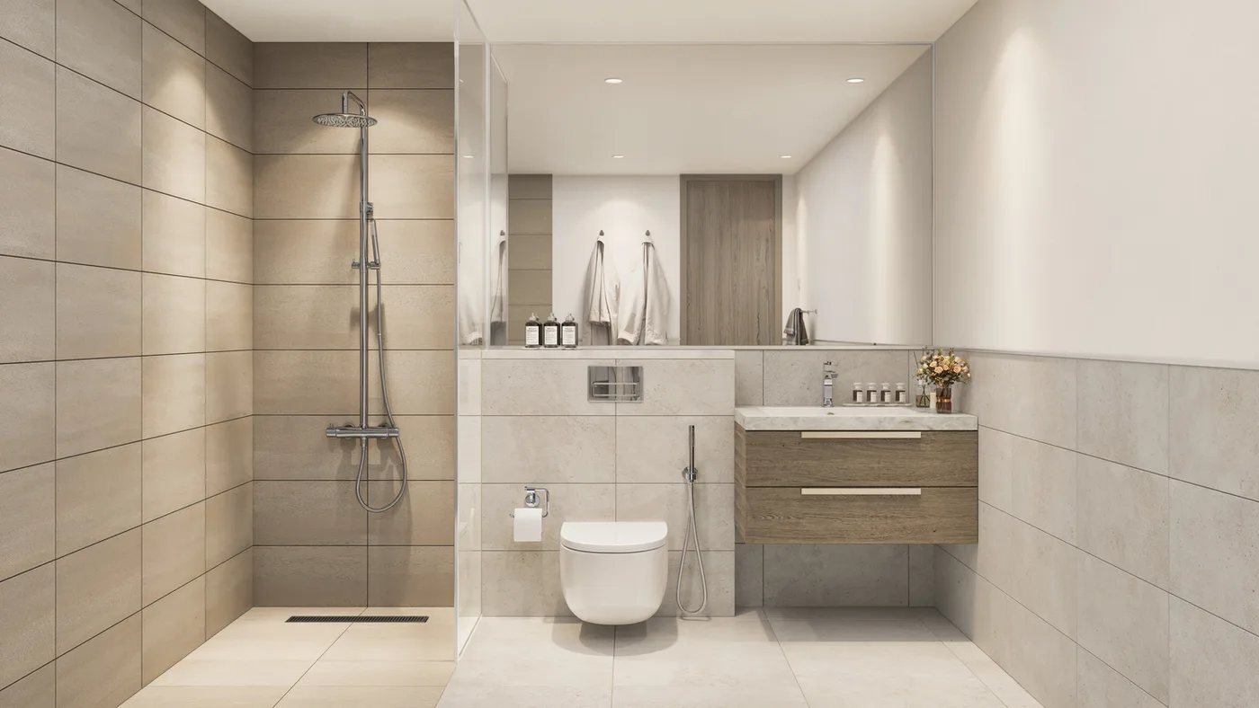Interior render at Bliss Tower.