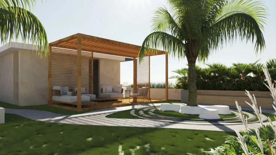 Open Sitting Area at Views VII by Golden Woods.