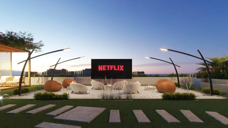 Cinema at Views VII by Golden Woods.