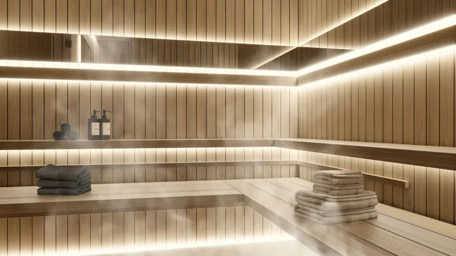 Sauna Rooms at Greygate Residences by ADE.