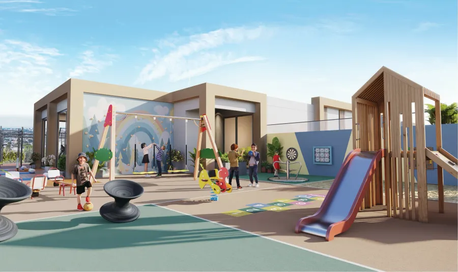 Kid’s Play Area at Courtyard One.