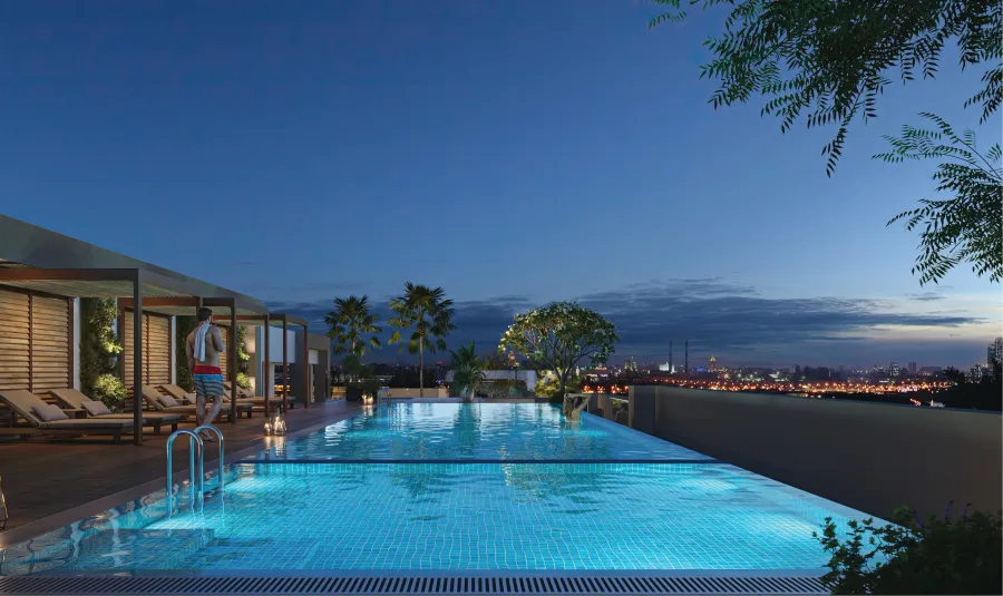 Infinity Pool at Courtyard One.