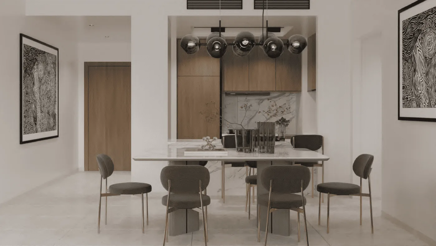 Interior render at Timber Terrace.