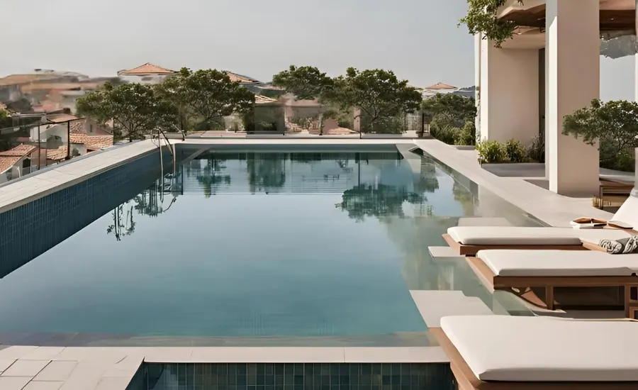 Rooftop Swimming Pool at AG Aum.
