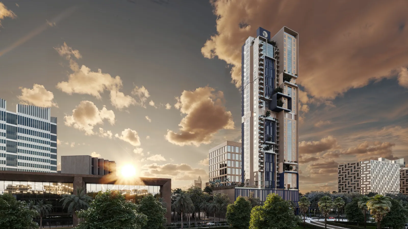 Nexara by 7th Key, JVC (Jumeirah Village Circle) · render 1