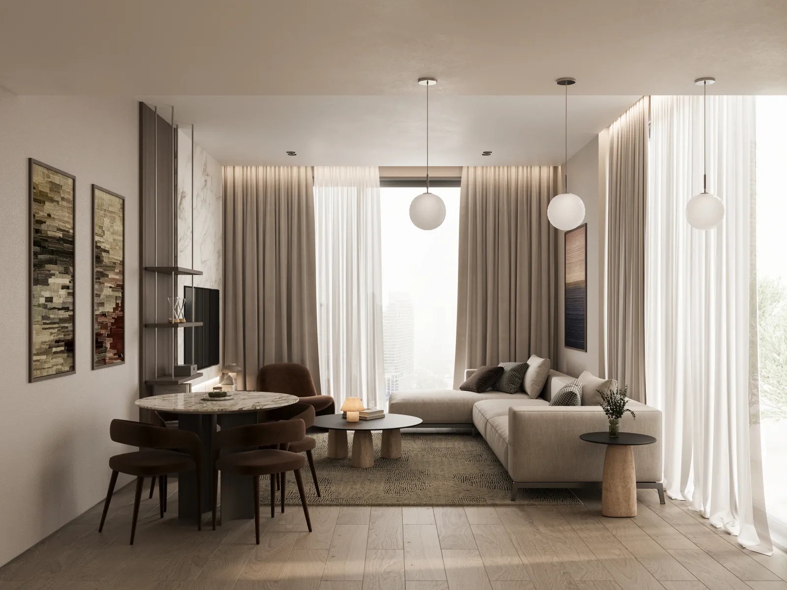 Nexara by 7th Key, JVC (Jumeirah Village Circle) · render 2