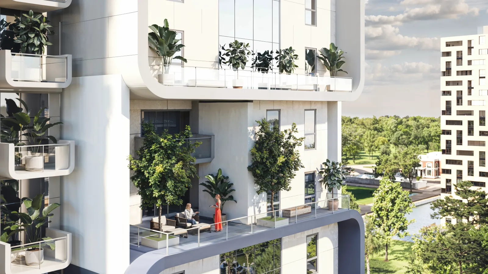 Nexara by 7th Key, JVC (Jumeirah Village Circle) · render 3
