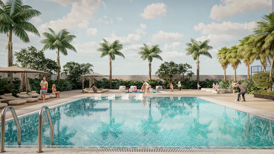 Adult Pool at Nexara by 7th Key.