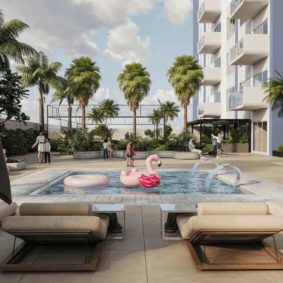 Kids Pool at Nexara by 7th Key.