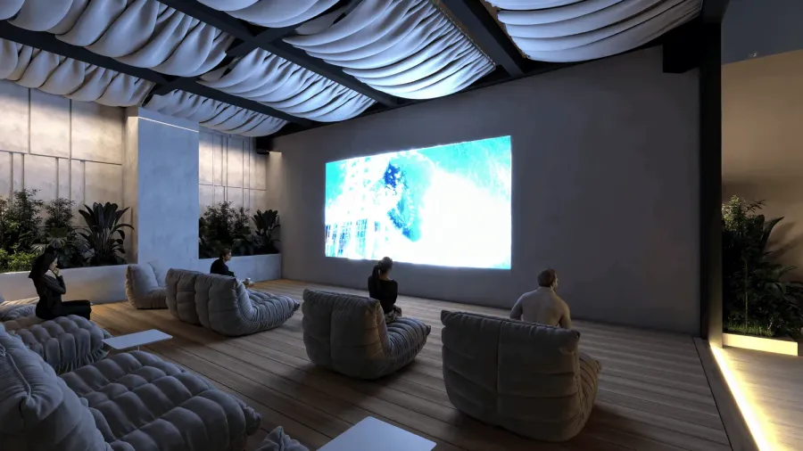 Rooftop Cinema at Nexara by 7th Key.