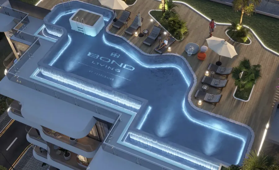 Infinity Pool at Bond Living.