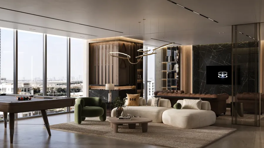 Clubhouse at Bond Living.