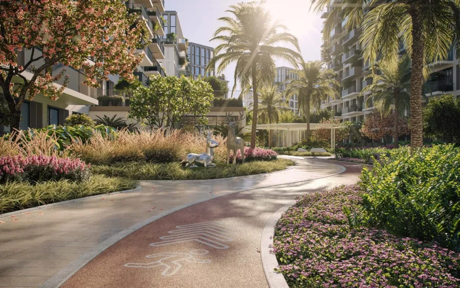 Jogging Track & Walkway Lawn at Avenew 888 - Loom.