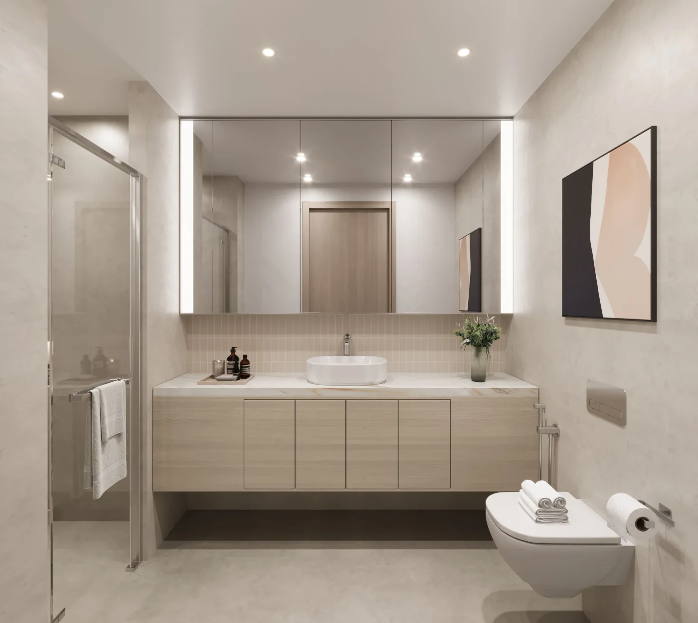 Interior render at Avant Garde Residences 2.