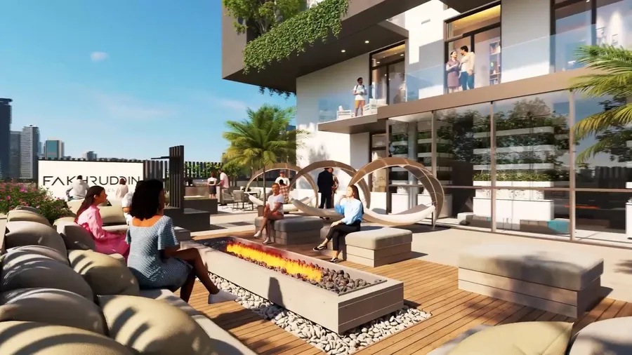 Bbq Area at Treppan Tower.
