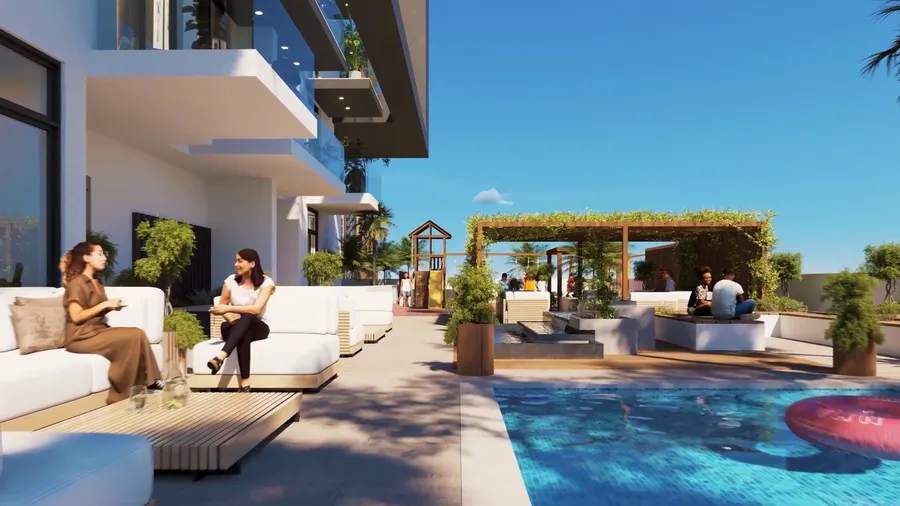 Recreational Area Seating at Treppan Tower.