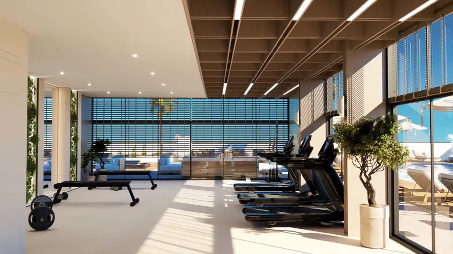 Gym at Treppan Tower.