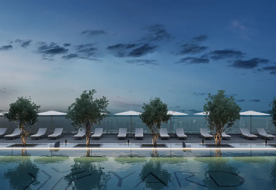 Pool at Oak Yard.
