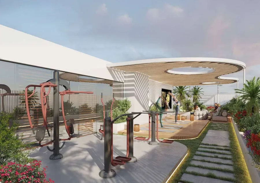 Outdoor Gym Area  at Aark Terraces.
