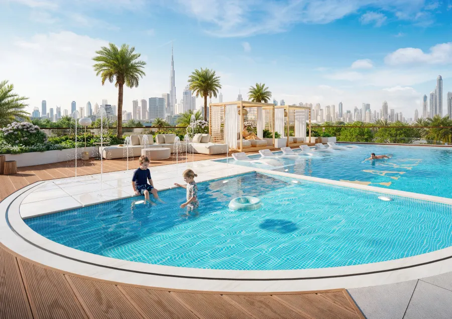 Kids Pool & Splash Area at Aark Terraces.