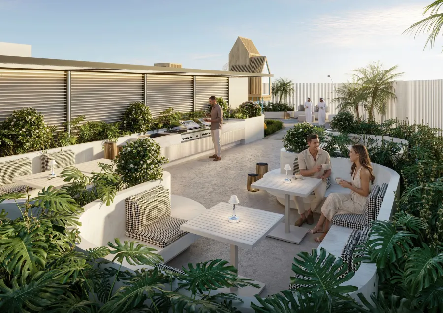 Bbq Area at Aark Terraces.