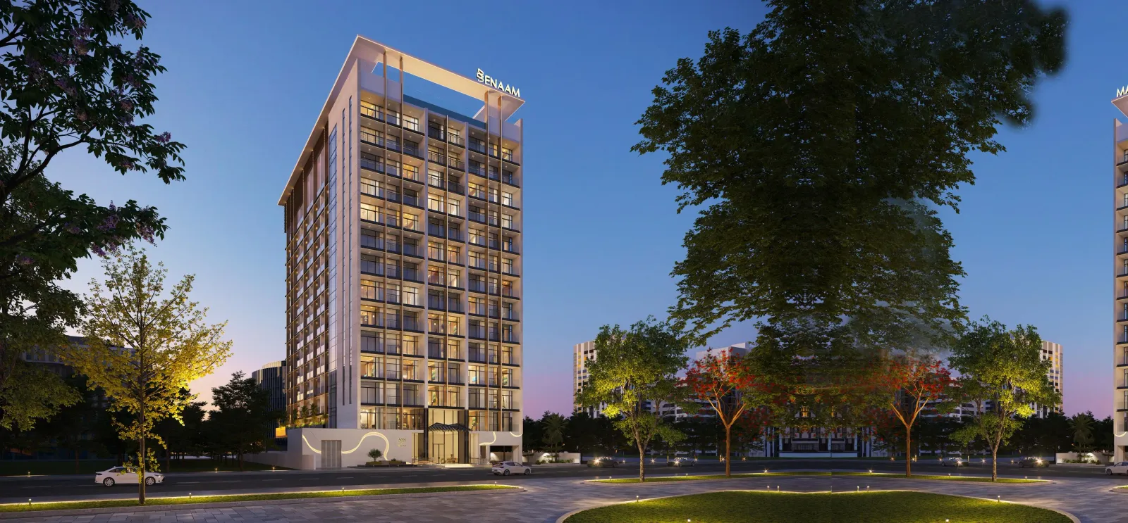 Azra Residence, Dubai Land Residence Complex · render 1