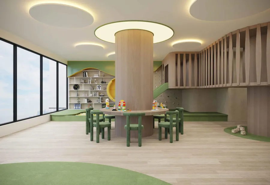 Kids Play Area at Azra Residence.