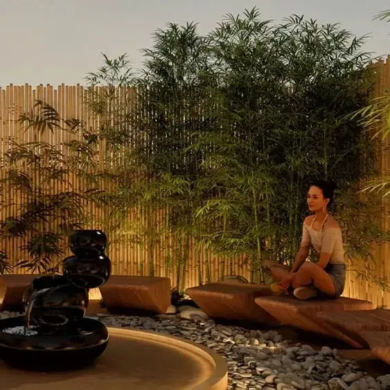 Zen Garden at Greenfield Living.
