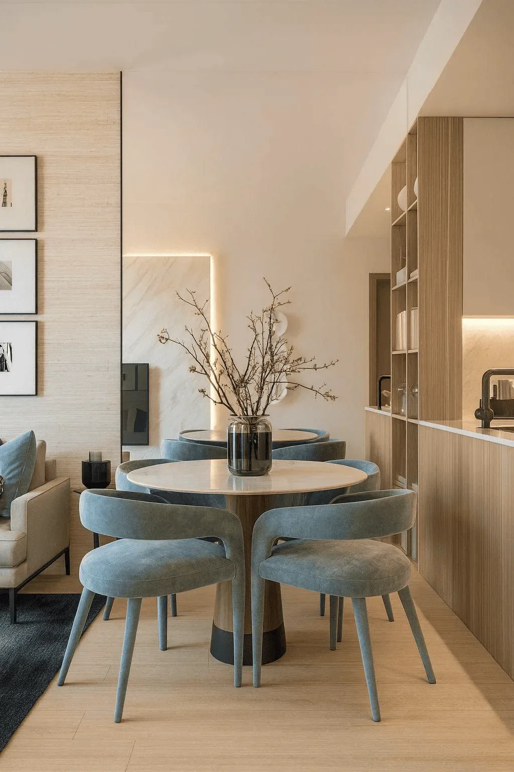 Interior render at Greenfield Living.