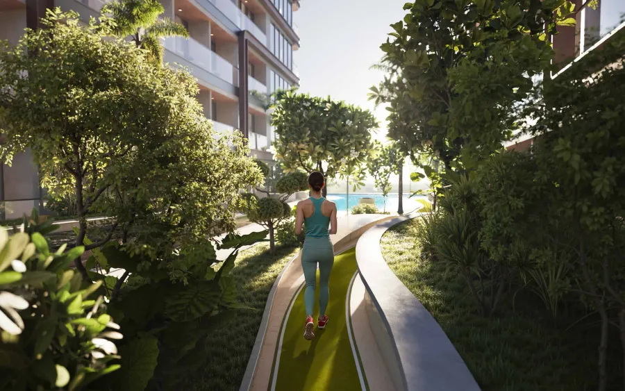 Jogging Track at Enchante.