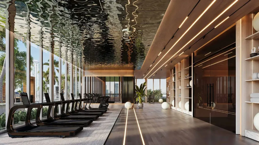 Gym at Enchante.